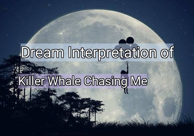 Dream Interpretation of killer whale chasing me - Killer Whale Chasing Me dream meaning